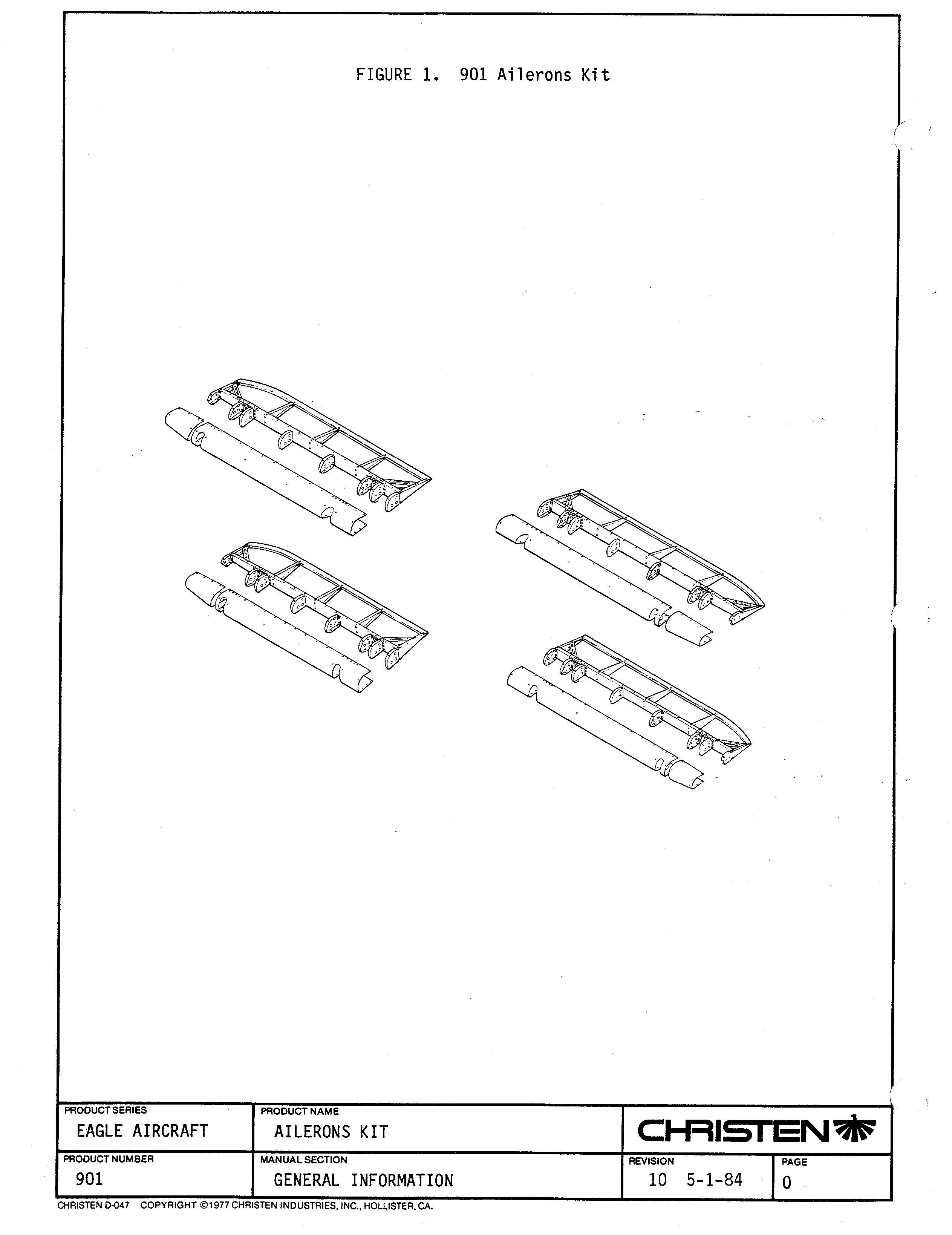 901-M: Manual, Ailerons Kit