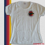 Ladies' Scoopneck Tee - Black Eagle