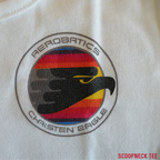 Ladies' Scoopneck Tee - Black Eagle