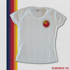 Ladies' Scoopneck Tee - Original Logo