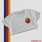 Ladies' Scoopneck Tee - Original Logo