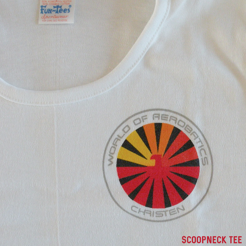 Vintage Ladies' Scoopneck Tee - World of Aerobatics