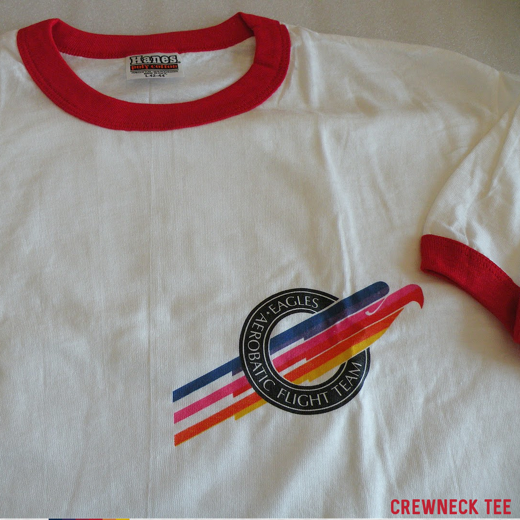 Vintage Mens' Crewneck Tee - Flight Team