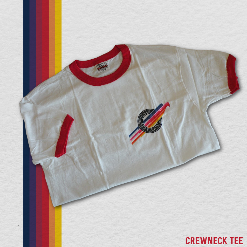 Vintage Mens' Crewneck Tee - Flight Team