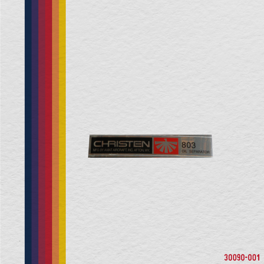 30090-001 Label, Signature Christen