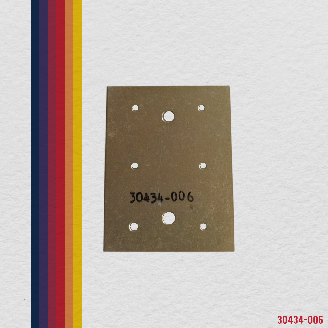 30434-006 Plate, aileron hinge