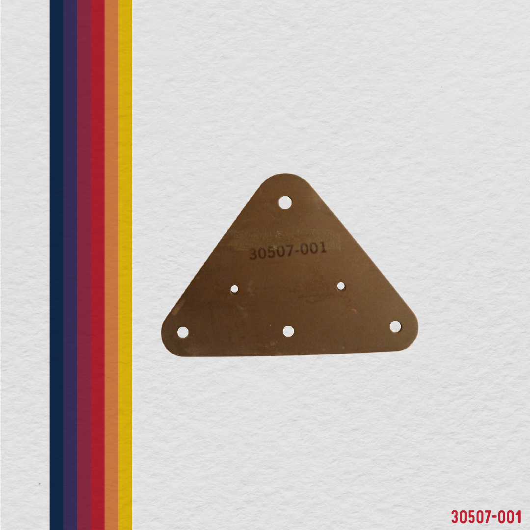 30507-001 Upper Wing Attach Plate Front