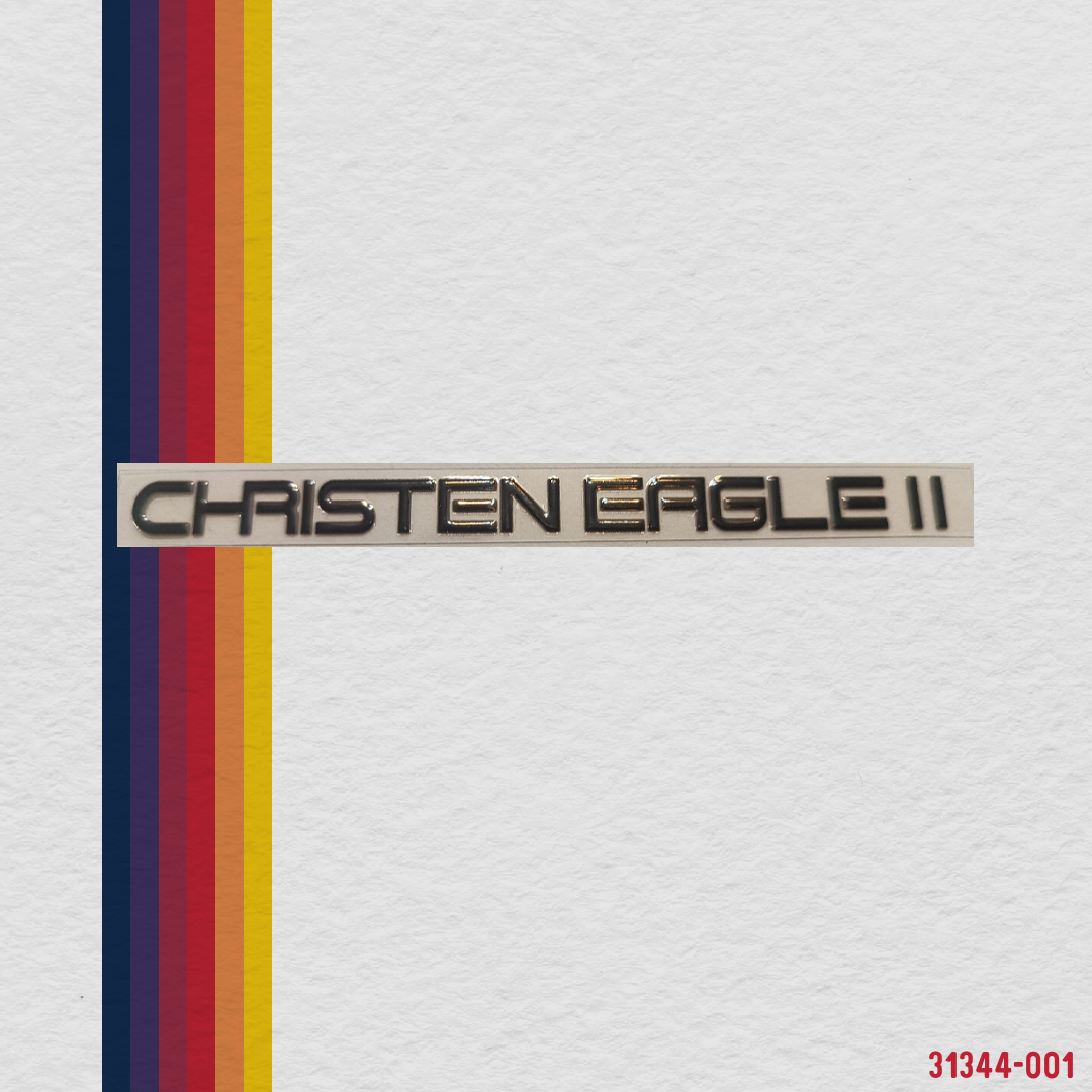 31344-001 Label, Christen Eagle II (Black)