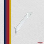 31502-002, Spade Mounting Bracket, White