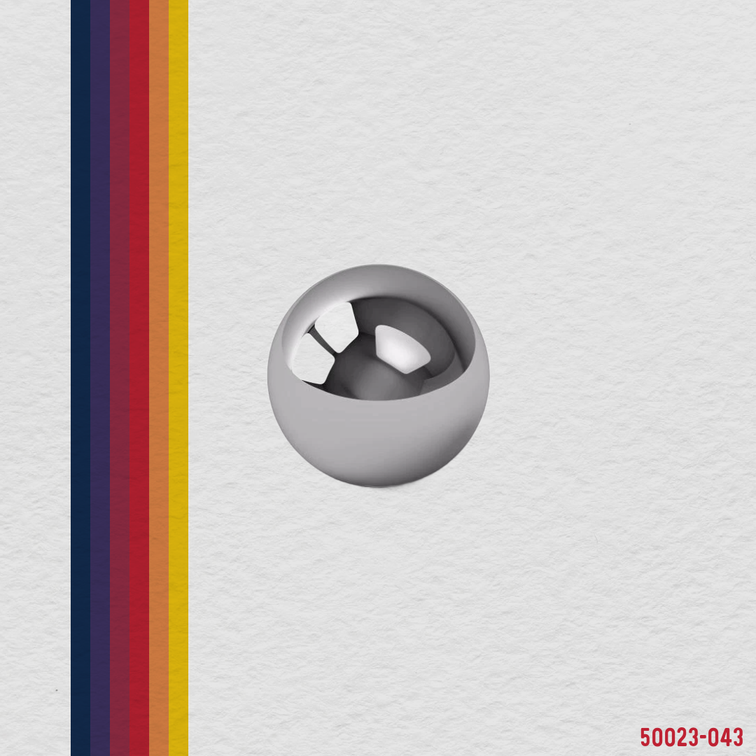 50023-043, 1.125" Chromium Steel Ball