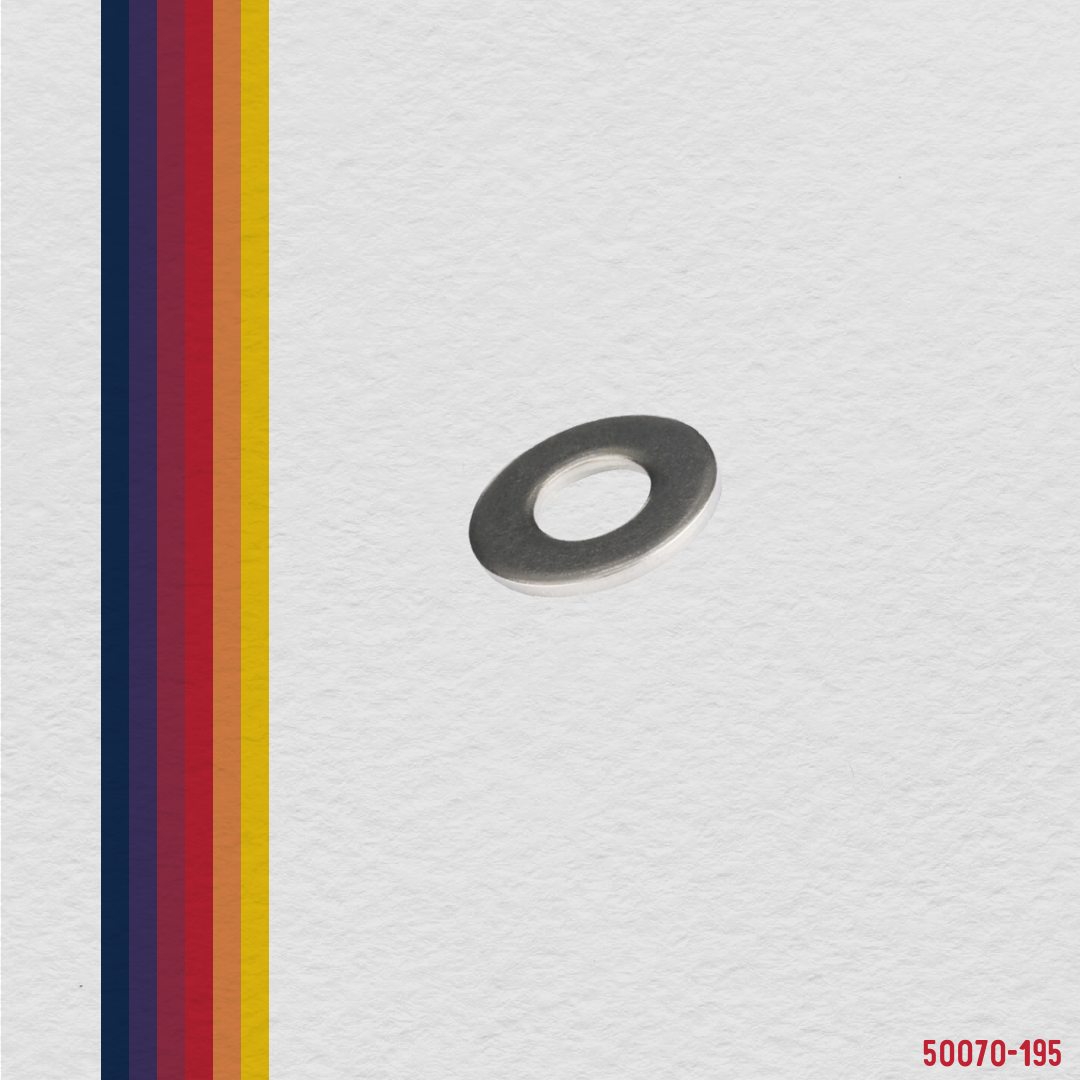 50070-195, Washer, Flat Stainless #8