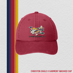 Christen Eagle II Embroidered Garment Washed Cap