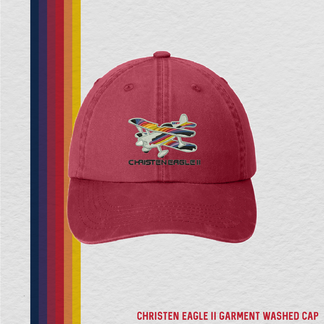 Christen Eagle II Embroidered Garment Washed Cap