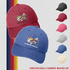 Christen Eagle II Embroidered Garment Washed Cap