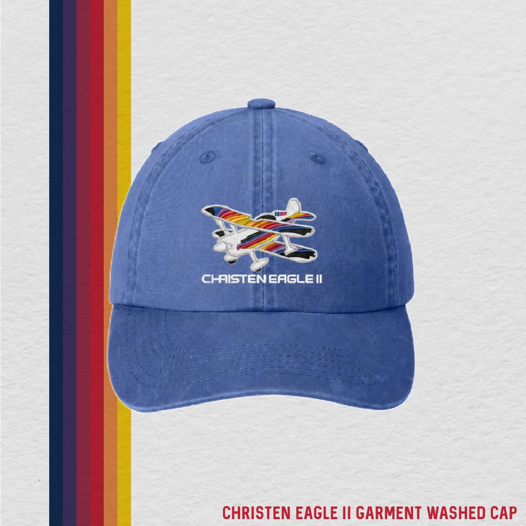Christen Eagle II Embroidered Garment Washed Cap