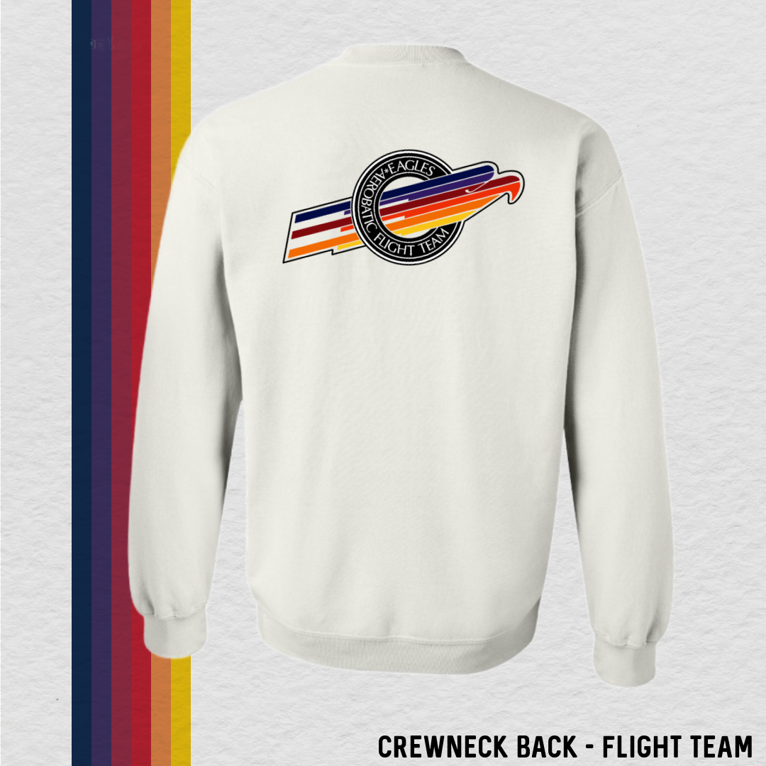Crewneck Sweatshirt: Aerobatics Christen Eagle (with 6 Back Design Options)