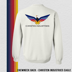 Crewneck Sweatshirt: Christen Industries Eagle (with 6 Back Design Options)