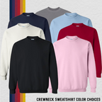 Crewneck Sweatshirt: Christen Industries Eagle (with 6 Back Design Options)