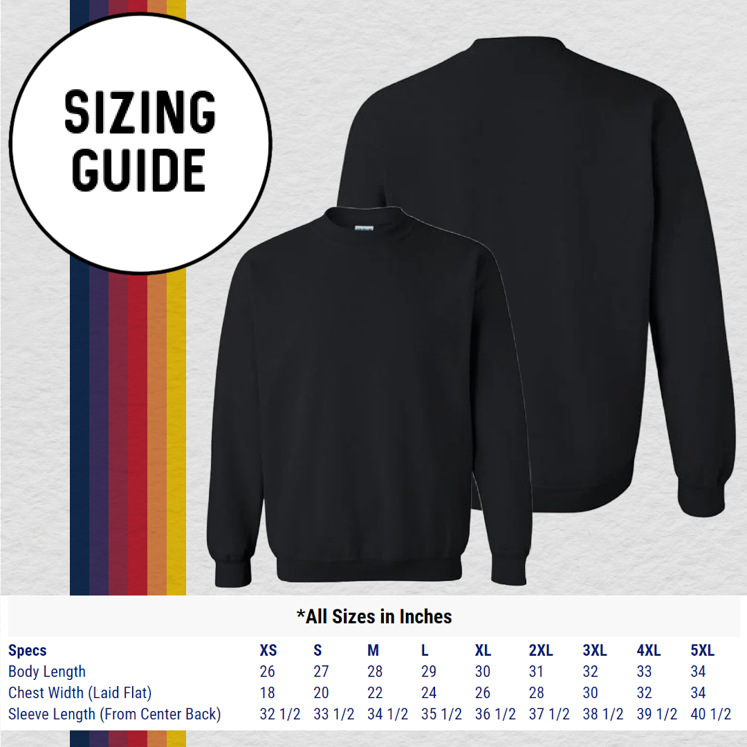 Crewneck Sweatshirt: Christen Industries Eagle (with 6 Back Design Options)