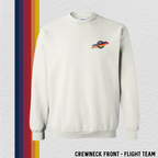 Crewneck Sweatshirt: Flight Team (with 6 Back Design Options)