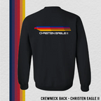 Crewneck Sweatshirt: Christen Industries Eagle (with 6 Back Design Options)