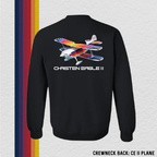 Crewneck Sweatshirt: CE II Plane (with 8 Back Design Options)