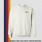 Crewneck Sweatshirt: Eagle Profile - CI (with 8 Back Design Options)