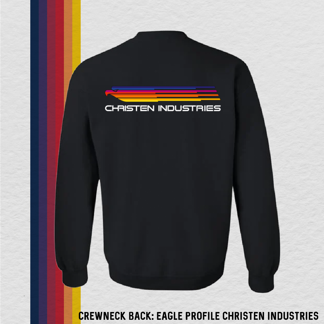 Crewneck Sweatshirt: Eagle Profile - CE II (with 6 Back Design Options)