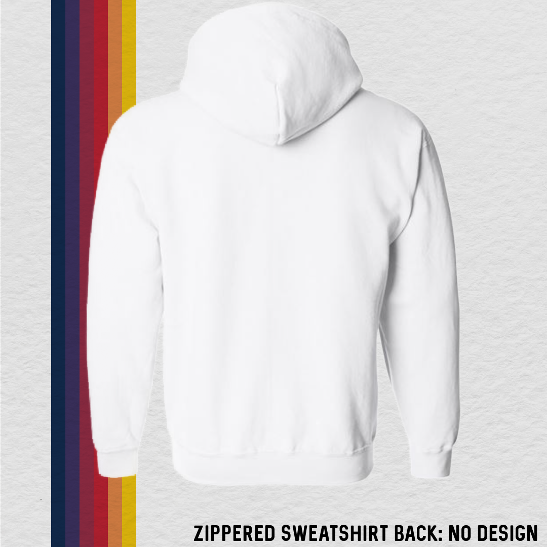 Zippered Sweatshirt: Aerobatics Christen Eagle (with 6 Back Design Options)