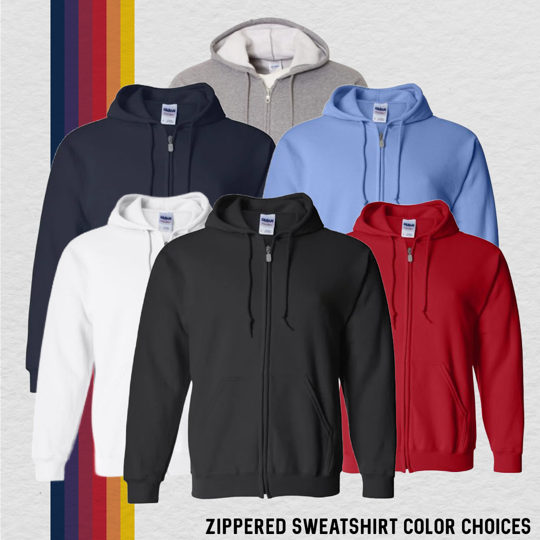 Zippered Sweatshirt: Aerobatics Christen Eagle (with 6 Back Design Options)