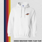 Hooded Sweatshirt: Flight Team (with 6 Back Design Options)
