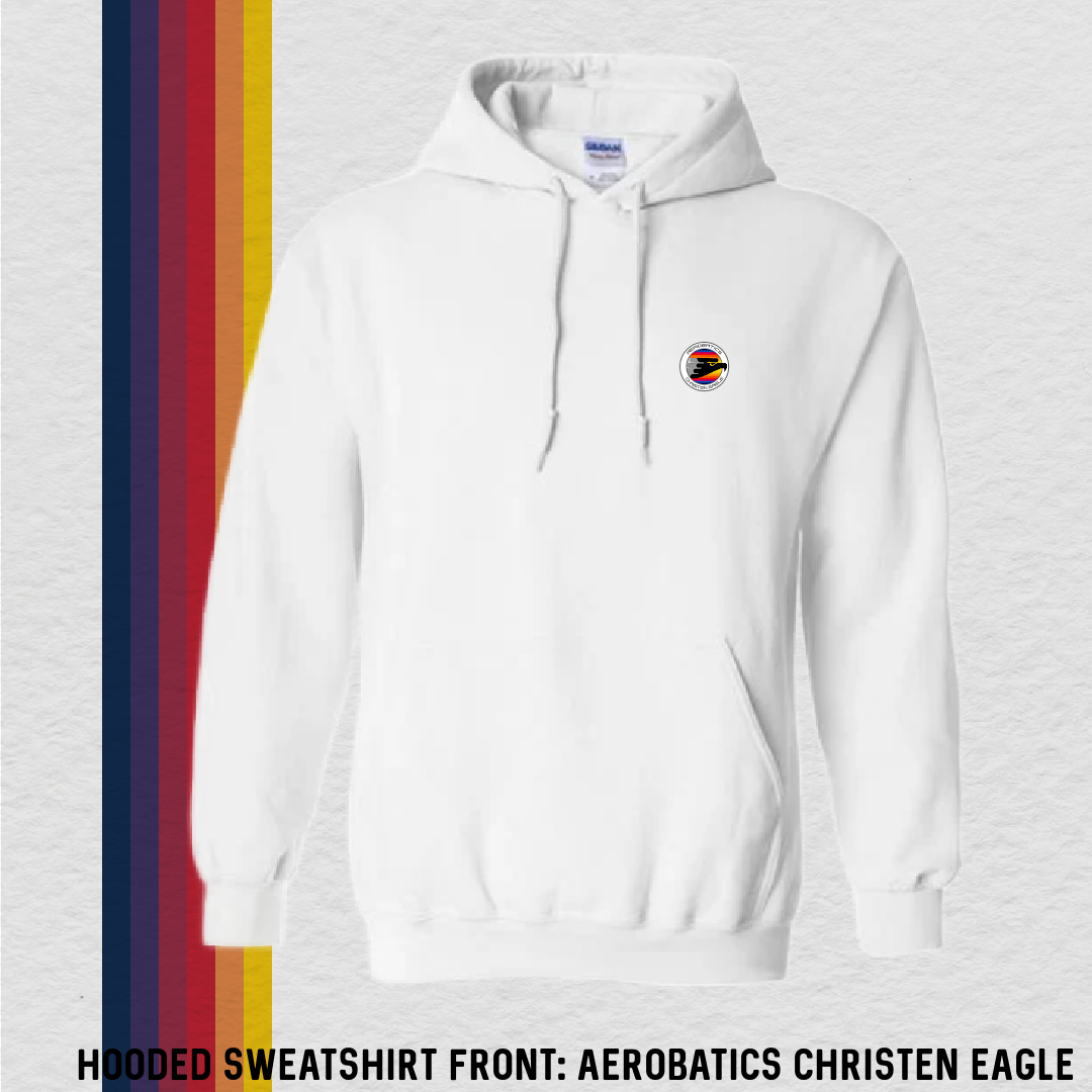 Hooded Sweatshirt: Aerobatics Christen Eagle (with 6 Back Design Options)
