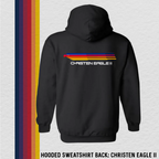 Hooded Sweatshirt: Christen Industries Eagle (with 6 Back Design Options)