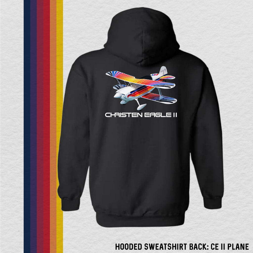 Hooded Sweatshirt: Eagle Profile - CI (with 8 Back Design Options)