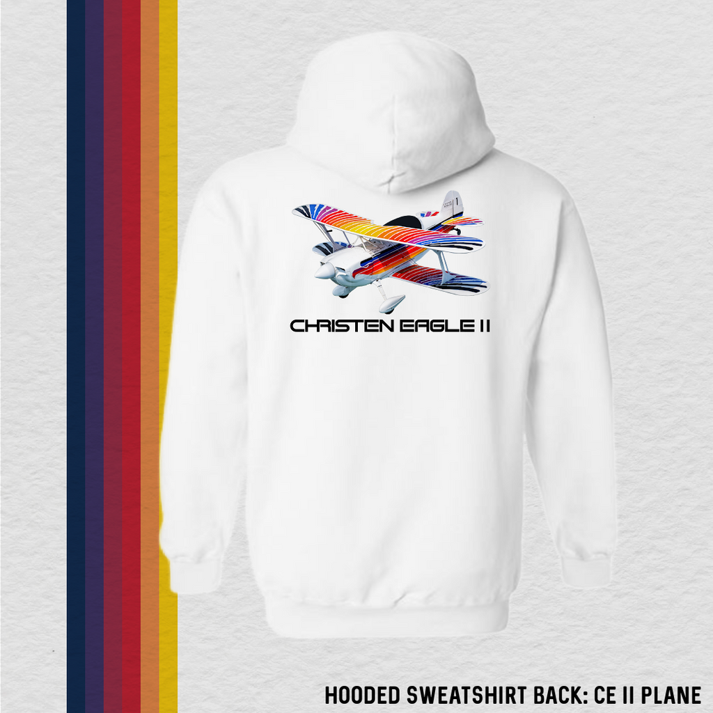 Hooded Sweatshirt: Eagle Profile - CI (with 8 Back Design Options)