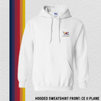 Hooded Sweatshirt: CE II Plane (with 8 Back Design Options)