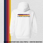 Hooded Sweatshirt: Eagle Profile - CI (with 8 Back Design Options)