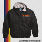 Fleece Lined Jacket: Christen Eagle II (with 6 Back Design Choices)