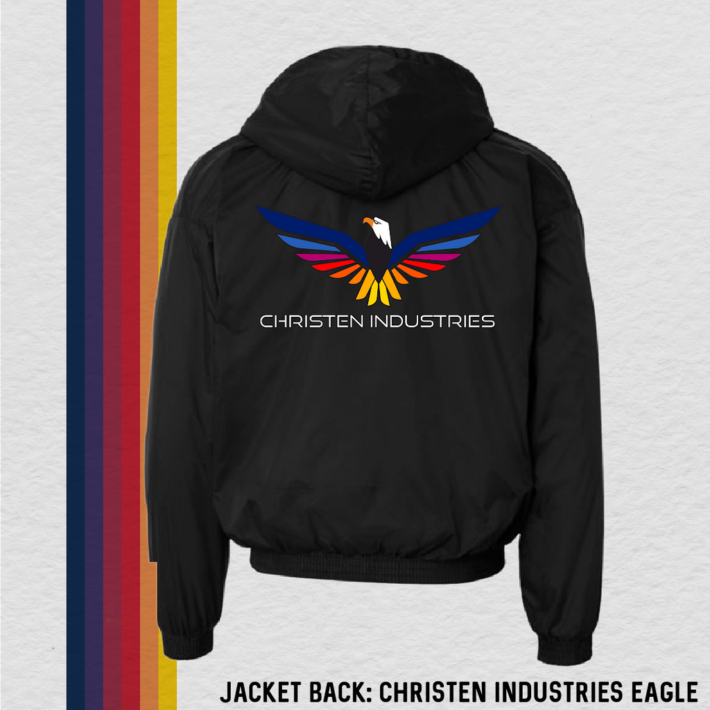 Fleece Lined Jacket: Flight Team (with 6 Back Design Choices)