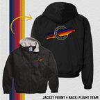 Fleece Lined Jacket: Flight Team (with 6 Back Design Choices)