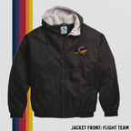 Fleece Lined Jacket: Flight Team (with 6 Back Design Choices)
