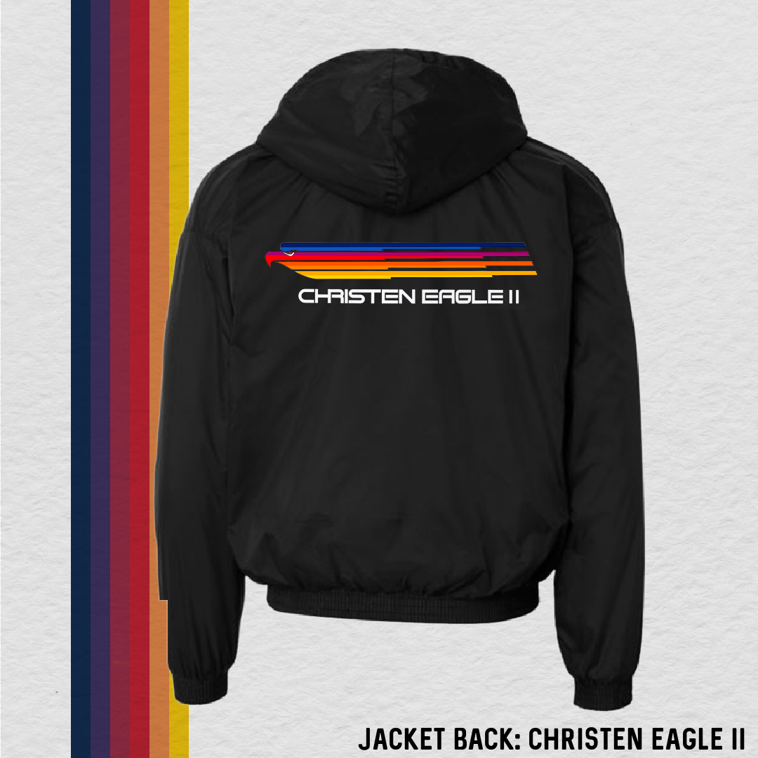 Fleece Lined Jacket: Aerobatics Christen Eagle (with 6 Back Design Choices)