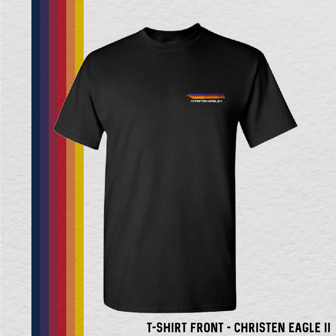 T-Shirt: Christen Eagle II (with 6 Back Design Choices)