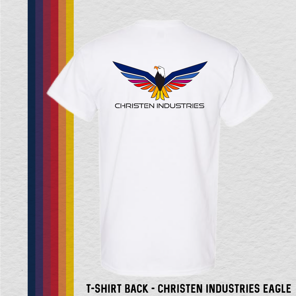 T-Shirt: Eagle Profile - CE II (with 6 Back Design Choices)
