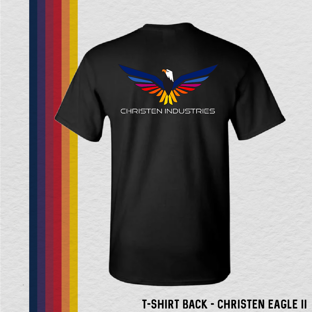 T-Shirt: Eagle Profile - CE II (with 6 Back Design Choices)