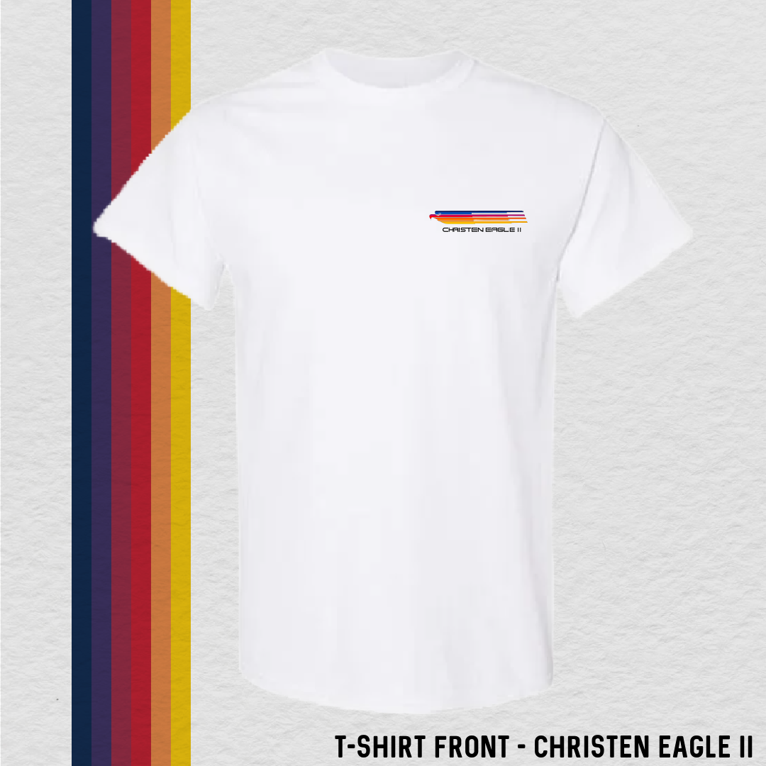 T-Shirt: Christen Eagle II (with 6 Back Design Choices)