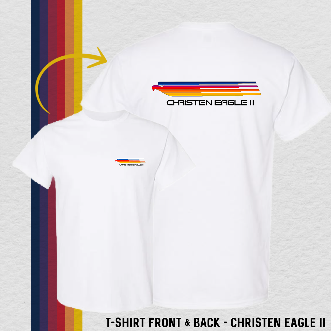 T-Shirt: Christen Eagle II (with 6 Back Design Choices)