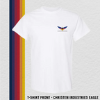 T-Shirt: Full Eagle - Christen Industries (with 6 Back Design Choices)