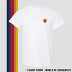 T-Shirt: World of Aerobatics (with 6 Back Design Choices)