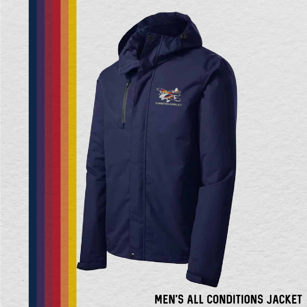 Embroidered Christen Eagle II Men's All Conditions Jacket